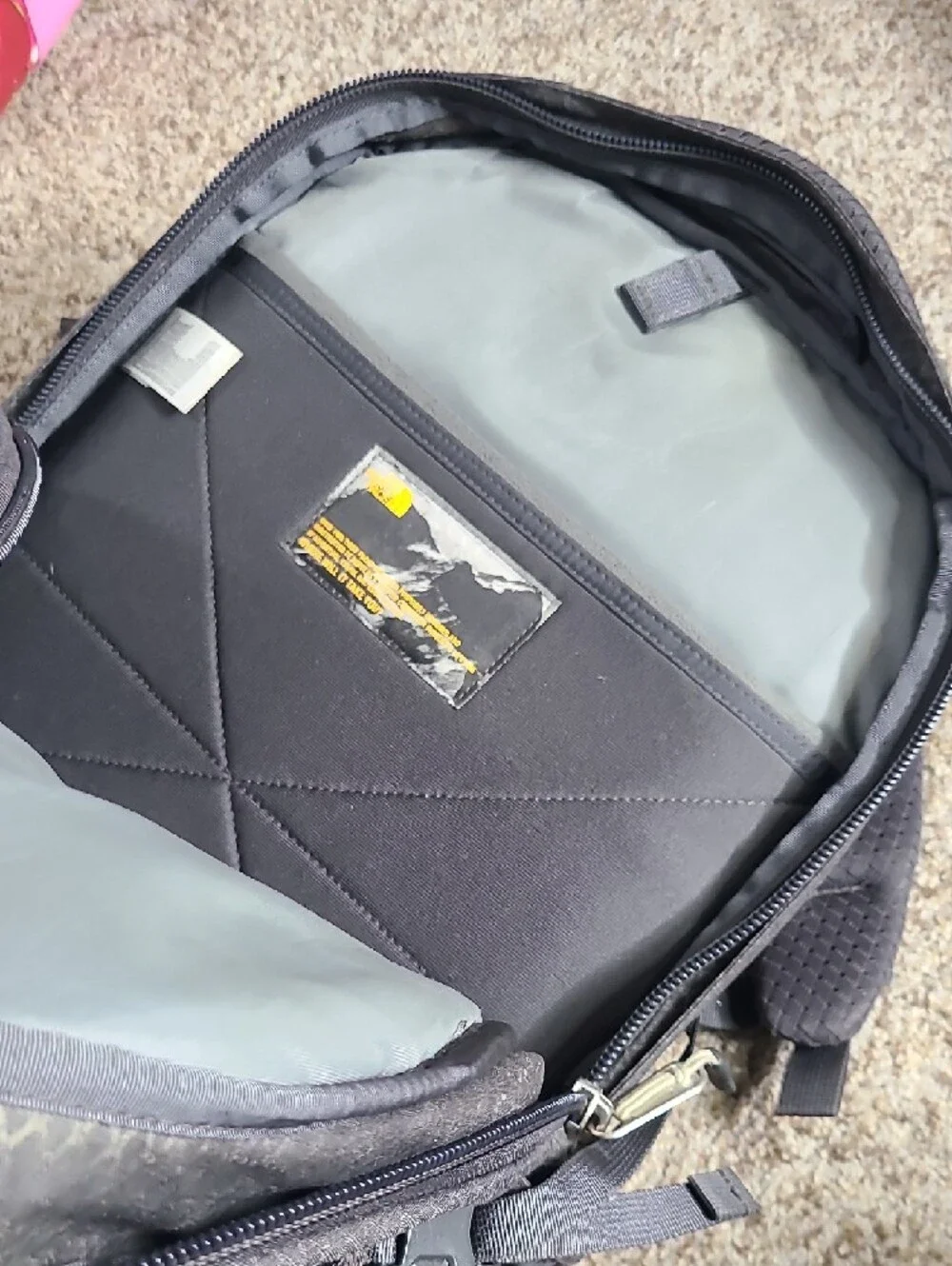 The North Face Borealis Backpack in Charcoal and Black